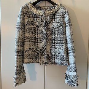 [Reserved] Tweed jacket with pearls - Available until Nov 15